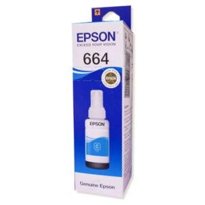 Home epson 664 cyan ink bottle (original)