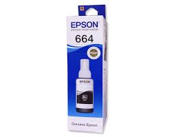 Home epson 664 black ink bottle (original)